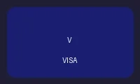 Visa信用卡支付图标